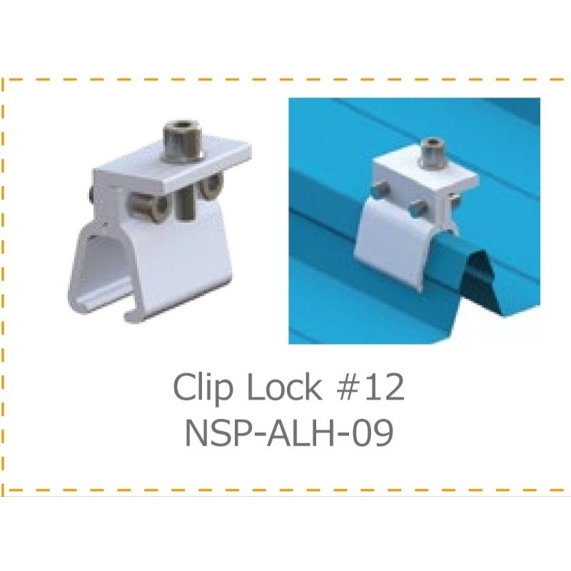 Clip Lock Standing Solar Seam roof clamp for solar mount non ...