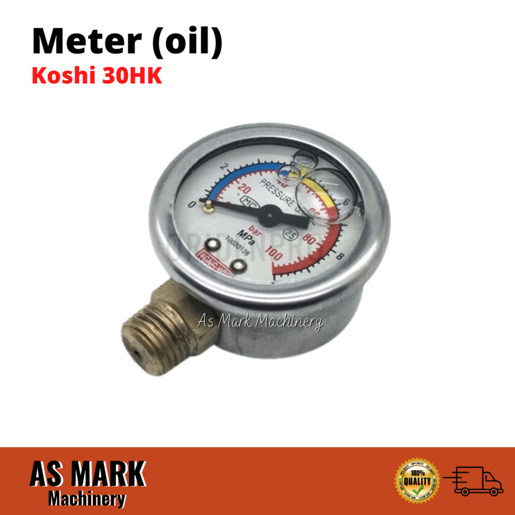 Koshi 30HK Meter (oil) Power Sprayer Pressure Gauge Meter Spare Part