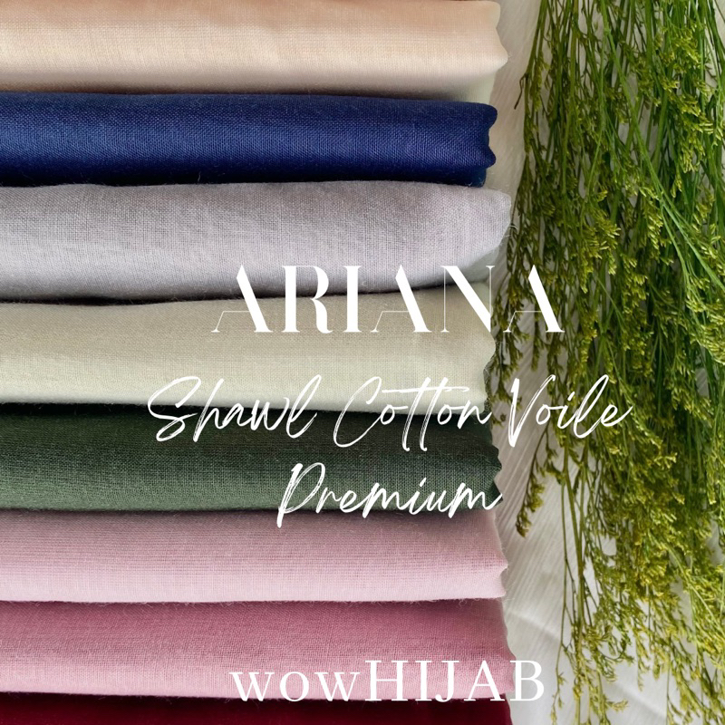 SHAWL COTTON VOILE ️ Shopee Singapore