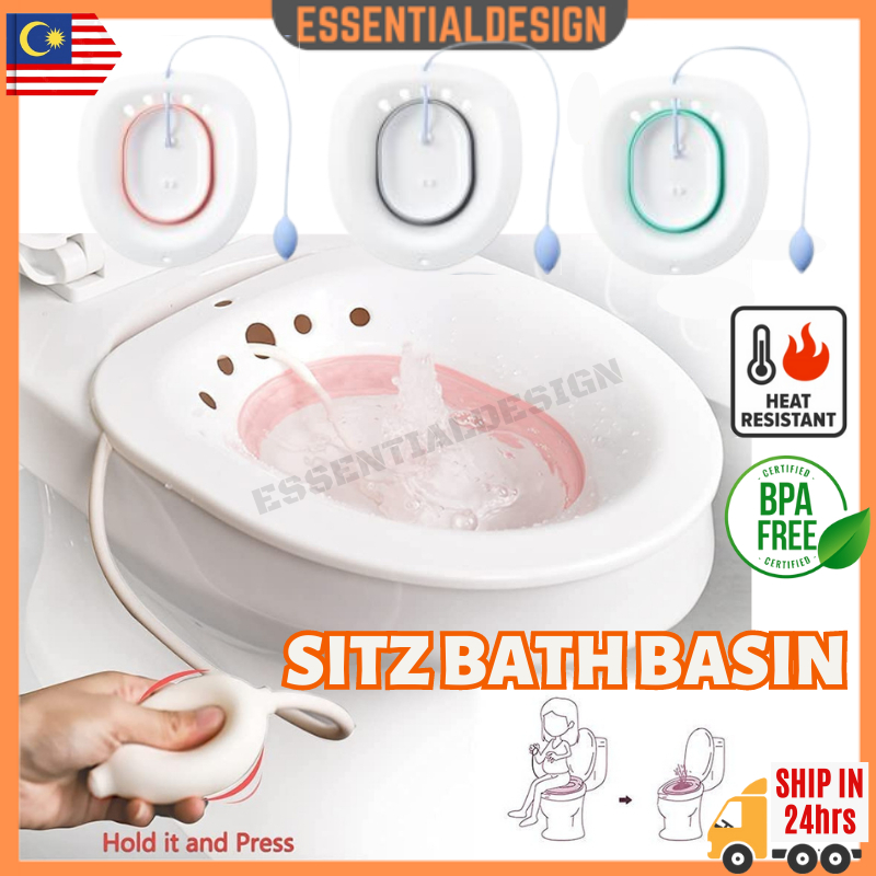 Sitz Bath Tub Basin Toilet Seat Bidet Pregnant Women Besen Tangas