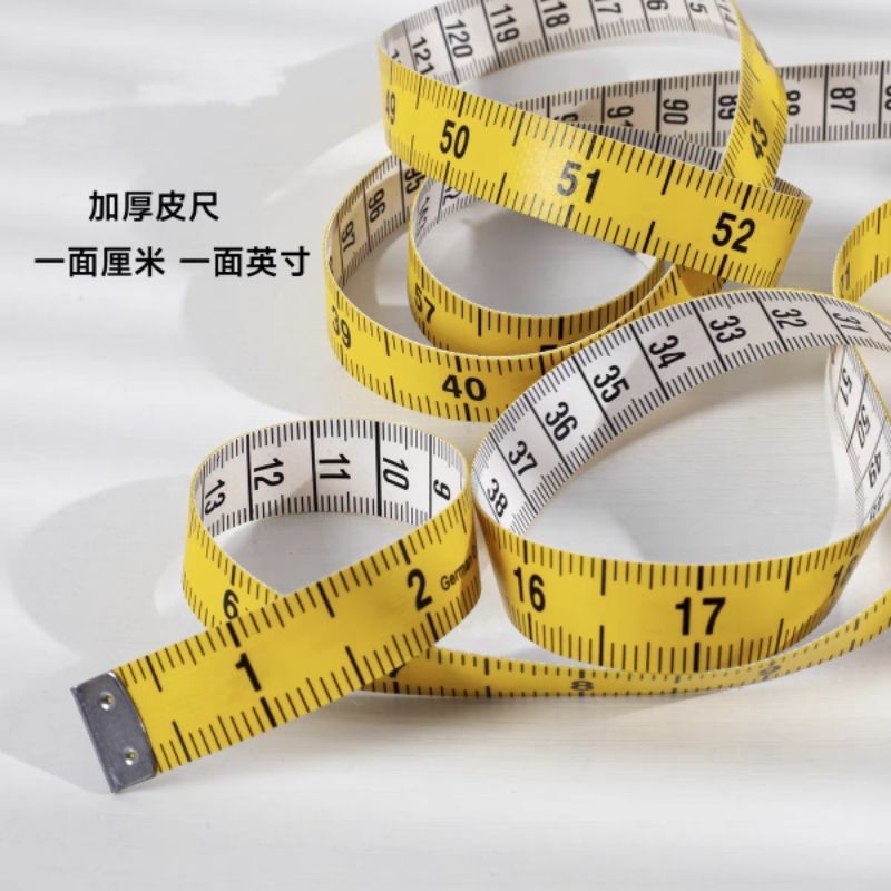 Germany quality tailor measure tape sewing tool flat tape pita ukur 1.5m/ 2m德国进口高品质裁缝皮尺软尺卷尺量衣尺量三围