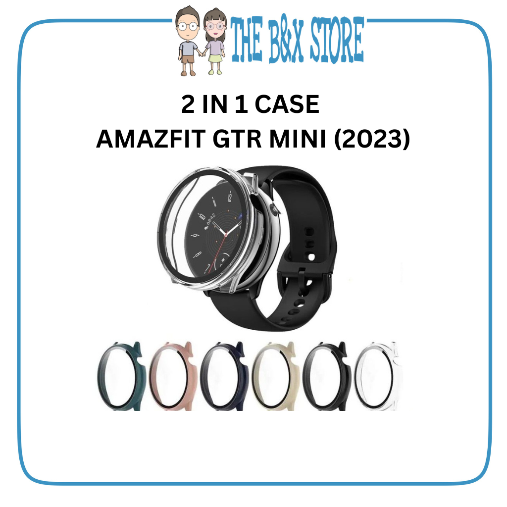 Amazfit GTR Mini 2023 Case 2 in 1 Full Protect Screen Protect Cover PC