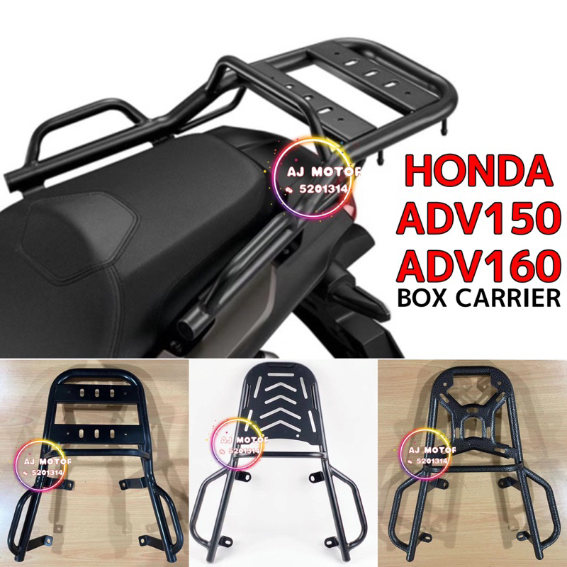 ADV150 ADV160 BOX CARRIER HEAVY DUTY HONDA ADV 150 160 MONORACK J TAPAK