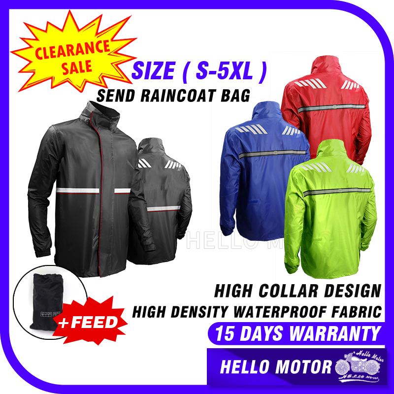 RRS03 Raincoat Baju Hujan motorcycle Outdoor durable 2layer waterproof