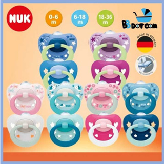 NUK Signature Dummy 6 - 18 Months 3 x 2 Piece Pink Pacifier Size 2