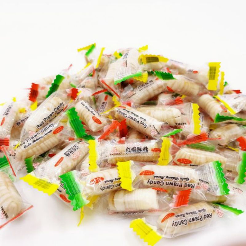 SANWA 15 PCS RED PRAWN CANDY GULA UDANG MERAH RED PRAWN CANDY(Halal ...