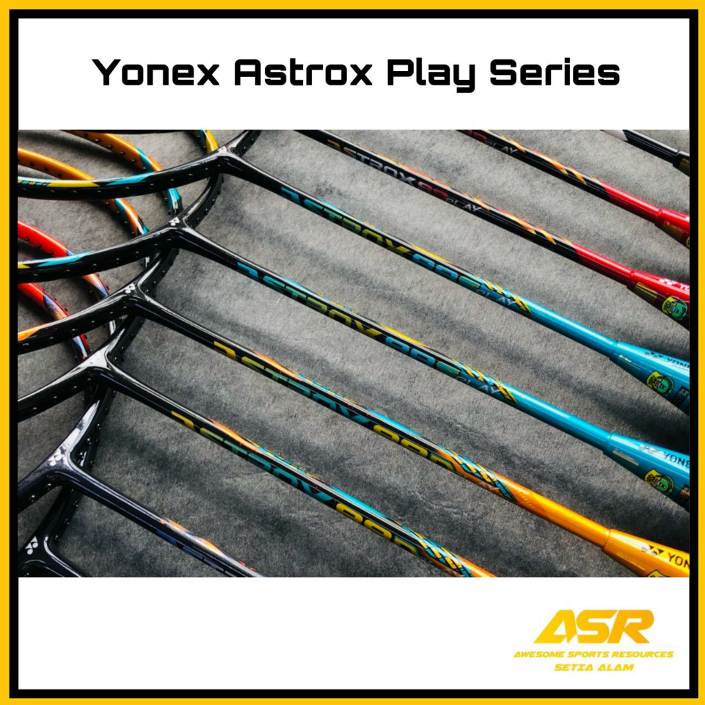 Yonex Badminton Racket Astrox Play Series ( Free Tali Protech XP66 & Apacs Overgrip ) Shopee