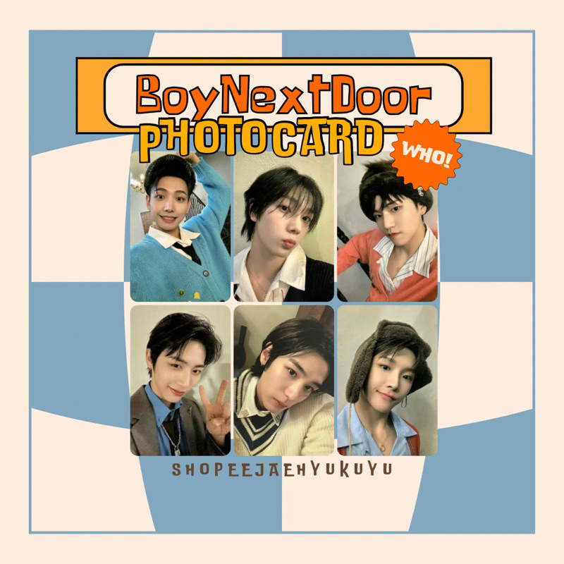 タレントカード BOYNEXTDOOR WHY shopee COMPLETE POB タレントカード BOYNEXTDOOR WHY shopee COMPLETE POB