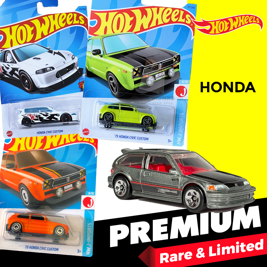 Mattel HOT WHEELS MATCHBOX Honda Civic Series 1:64 Diecast Racing Car ...