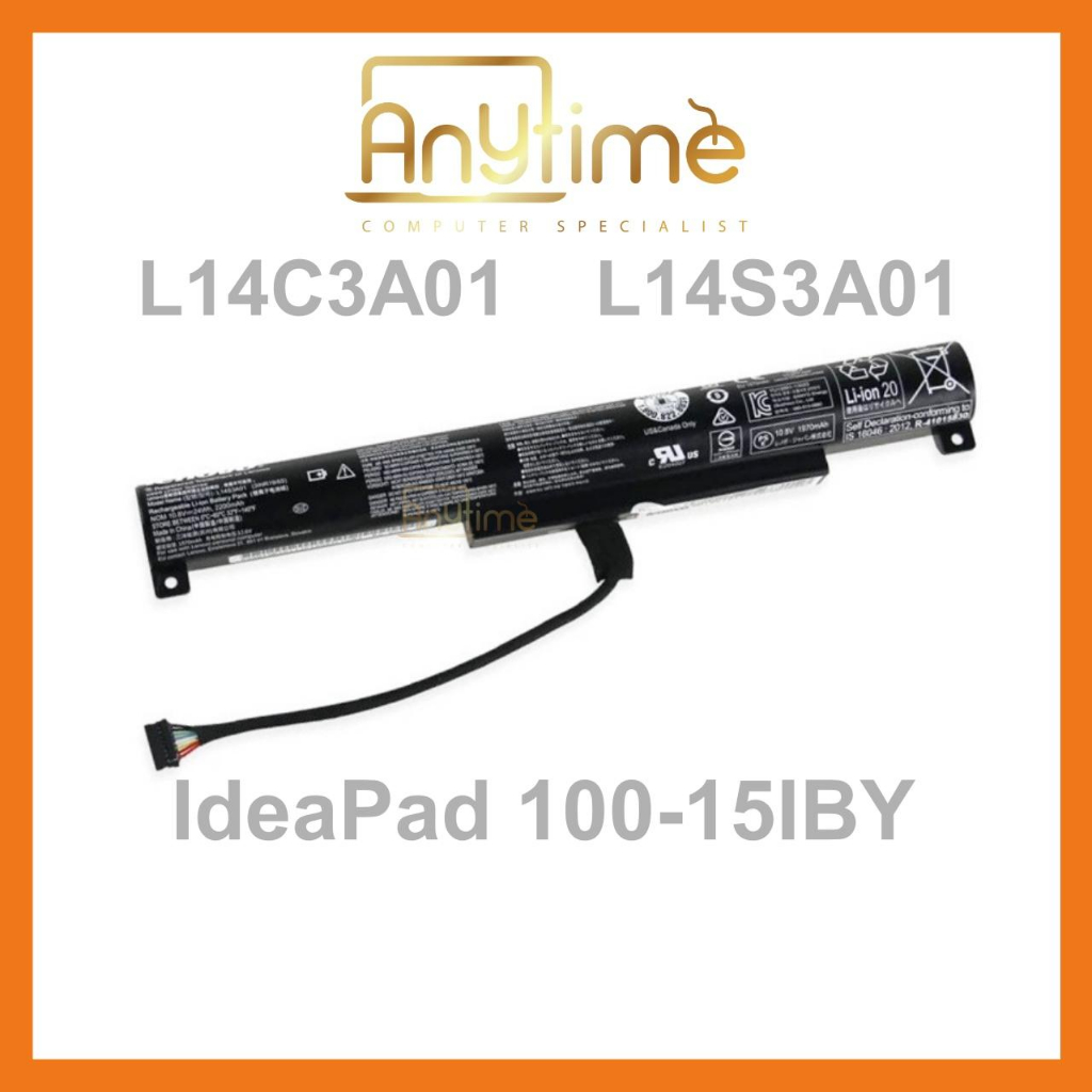 LENOVO L14C3A01 L14S3A01 BATTERY lenovo IdeaPad 100-15IBY 80R8 bateri ...