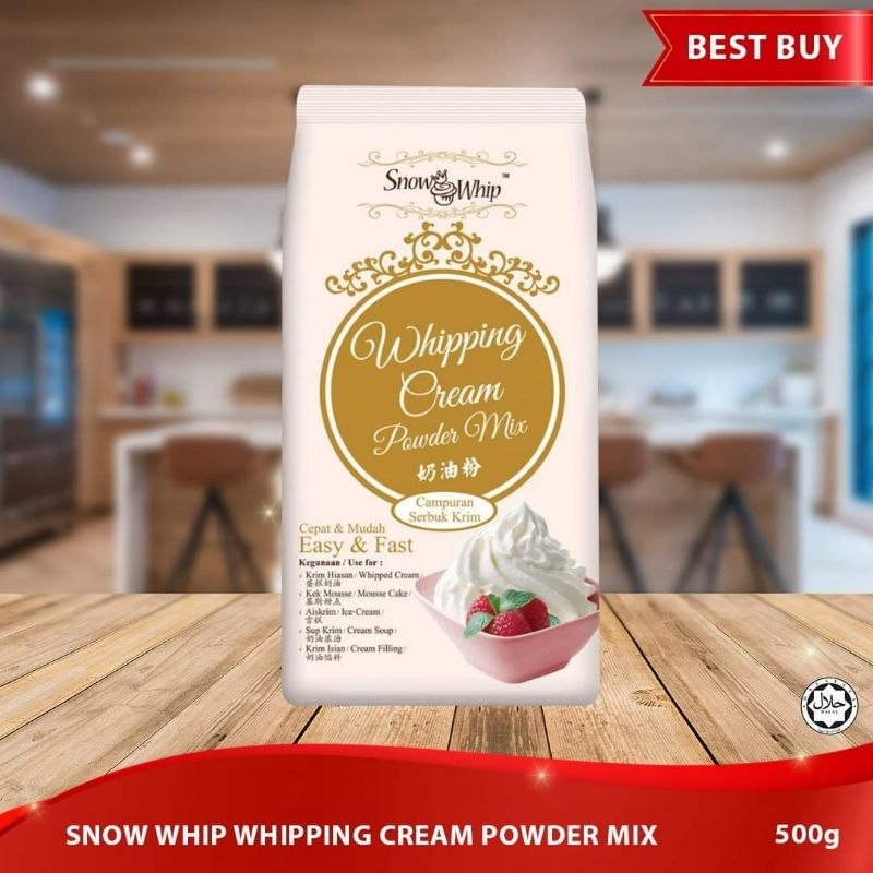 Whipping Cream Powder Mix 500g Halal Cream Powder Mix Shopee Singapore