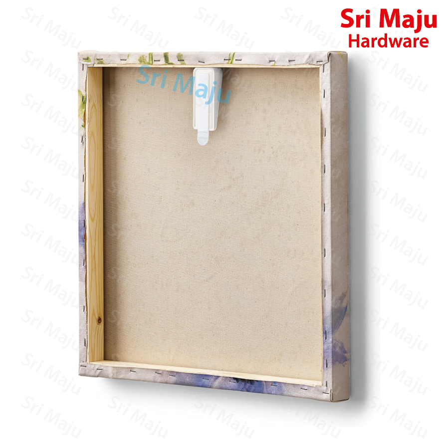 MAJU 3M Command 17044 Large Canvas Hanger Picture Hanging Strip Photo Frame Riba Hook No Damage Wall Organizer 1.3kg