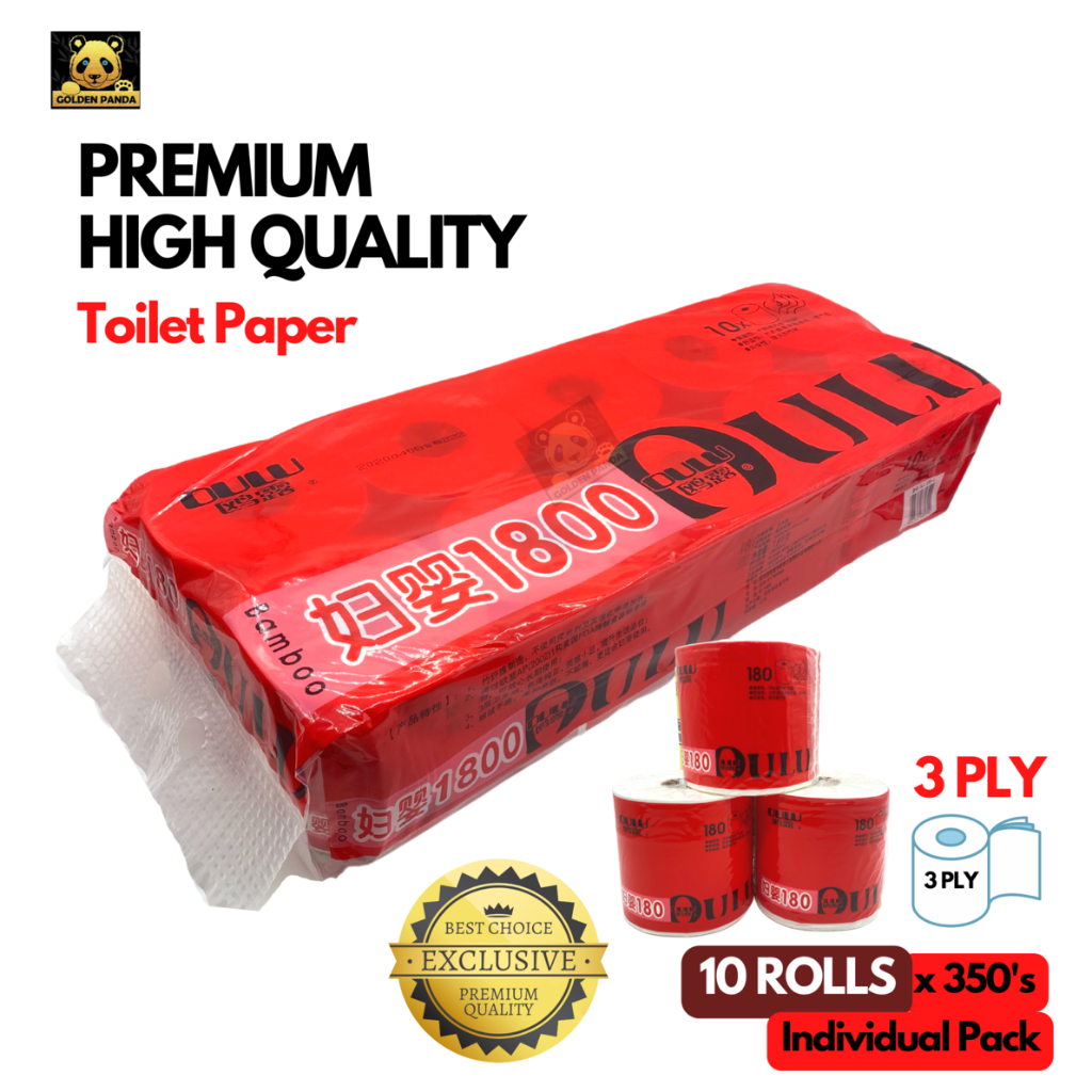 Premium Toilet Paper Roll / Toilet Tissue Roll / Tissue Roll/ Tisu ...
