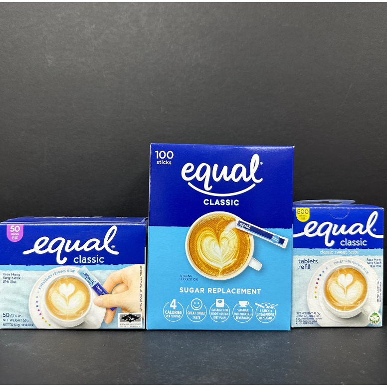 Equal classic(sticks[50's/100's]&refill tablets 500's) | Shopee Singapore