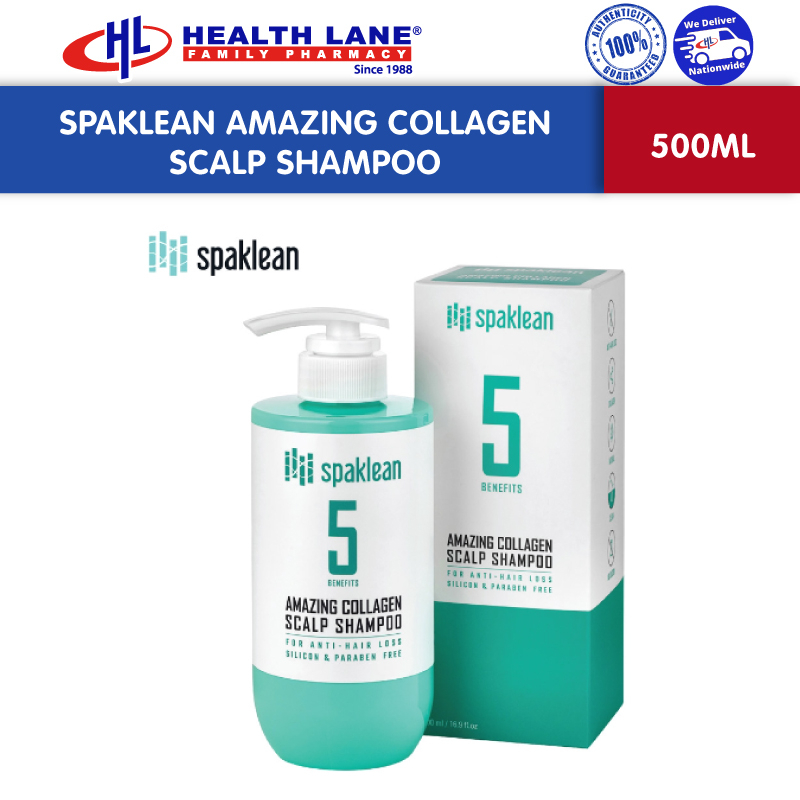 Spaklean Amazing Collagen Scalp Shampoo (500ml) | Shopee Singapore