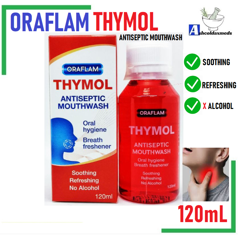 Thymol Mouthwash / Gargle 120ml Sore throat / Antibacterial MOUTHWASH