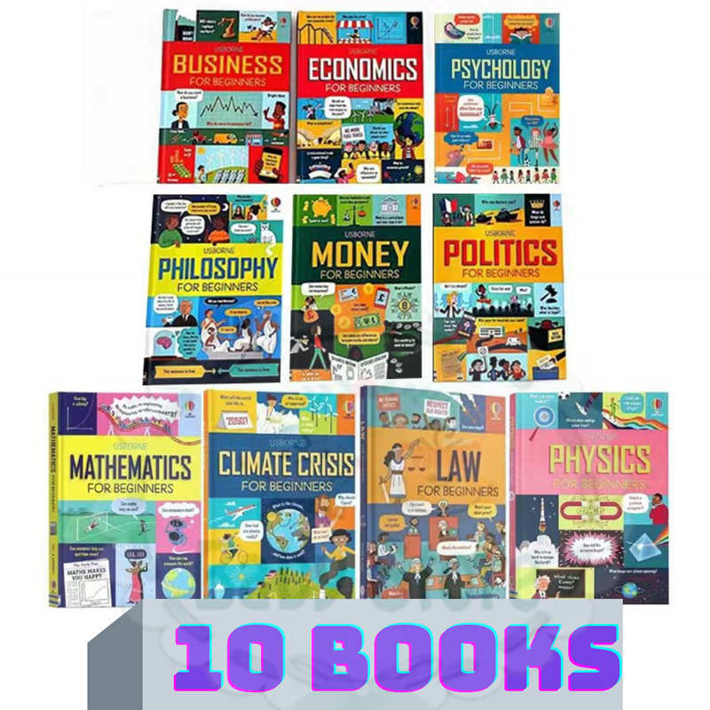 [新品]10冊Usborne Economics for beginners Usborne Economics for Beginners New Hardback Age 10+ No of