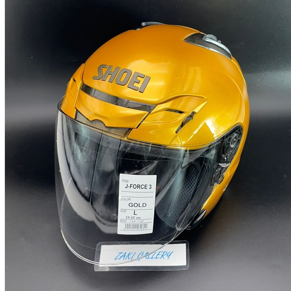 SHOEI J-FORCE 3/JF3 HELMET PLAIN COLOR FREE KOTAK BAG BUKU MANUAL