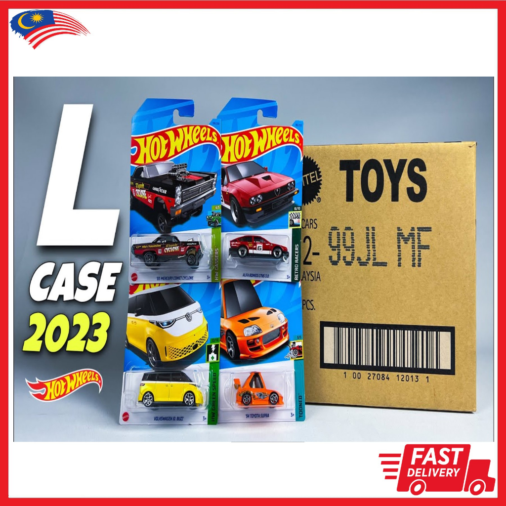 Hot Wheels Koleksi Case L Volkswagen Id Buzz Alfa Romeo Gtv