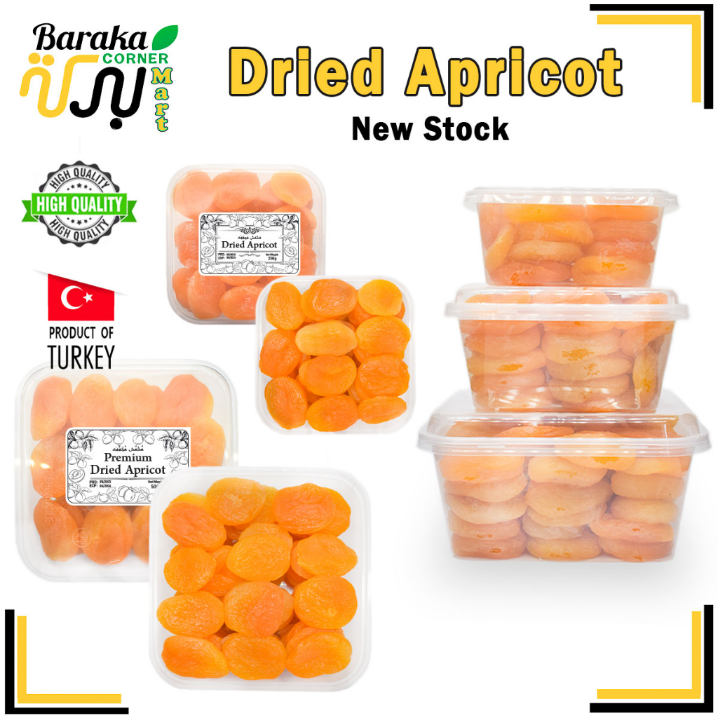 New Arrival Dried Apricot Premium / Large Size Buah Aprikot 100g