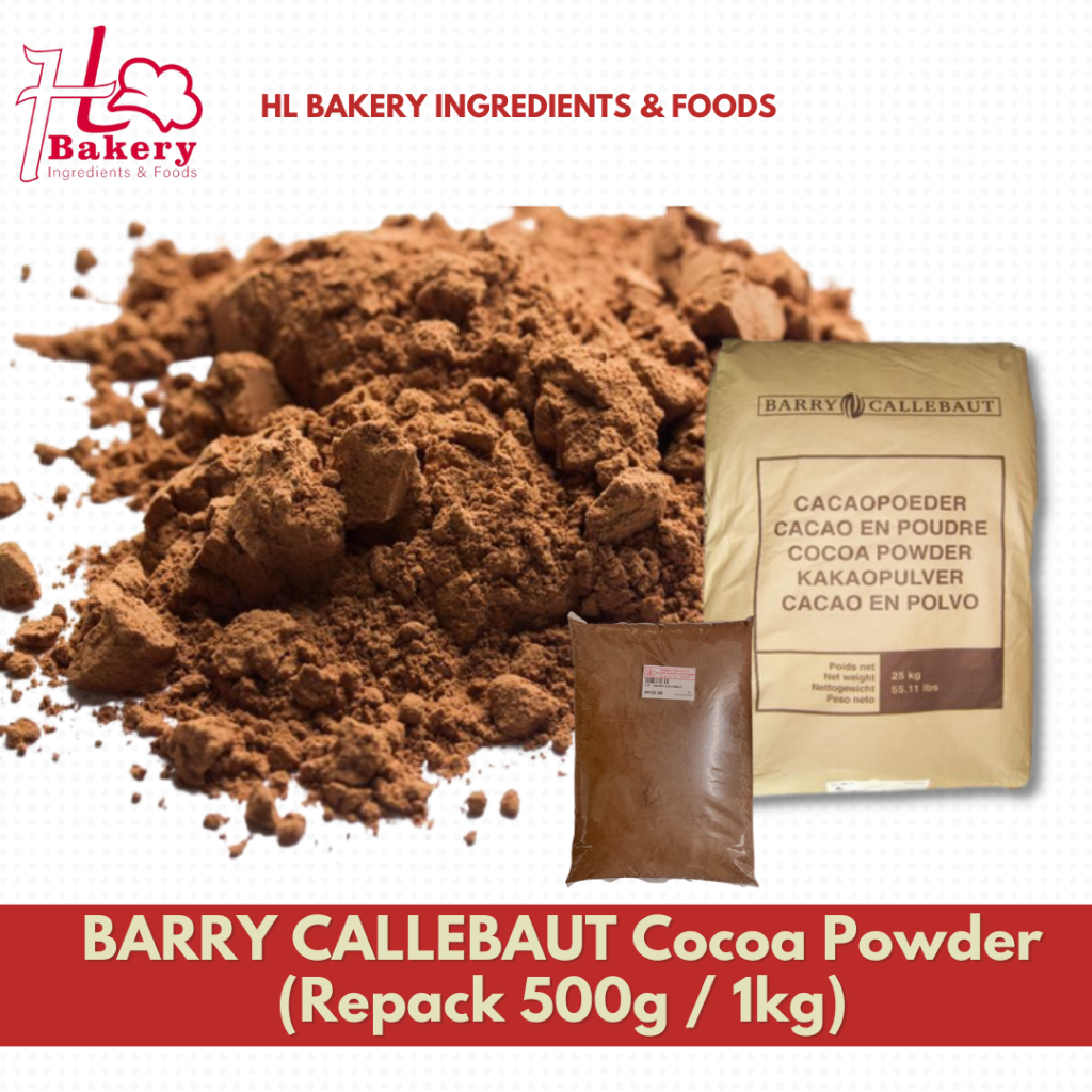 BARRY CALLEBAUT Cocoa Powder (Repack 500g / 1kg) | Shopee Singapore