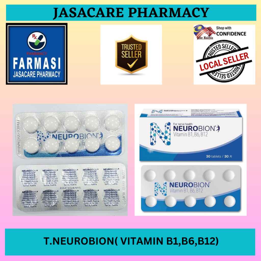 Neurobion Vitamin B1 B6 B12 Shopee Singapore