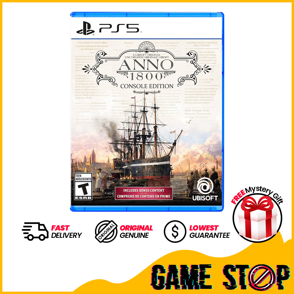 Anno 1800 Console Edition For PS5 - City Building Strategy Game With Early Adopter Bonus