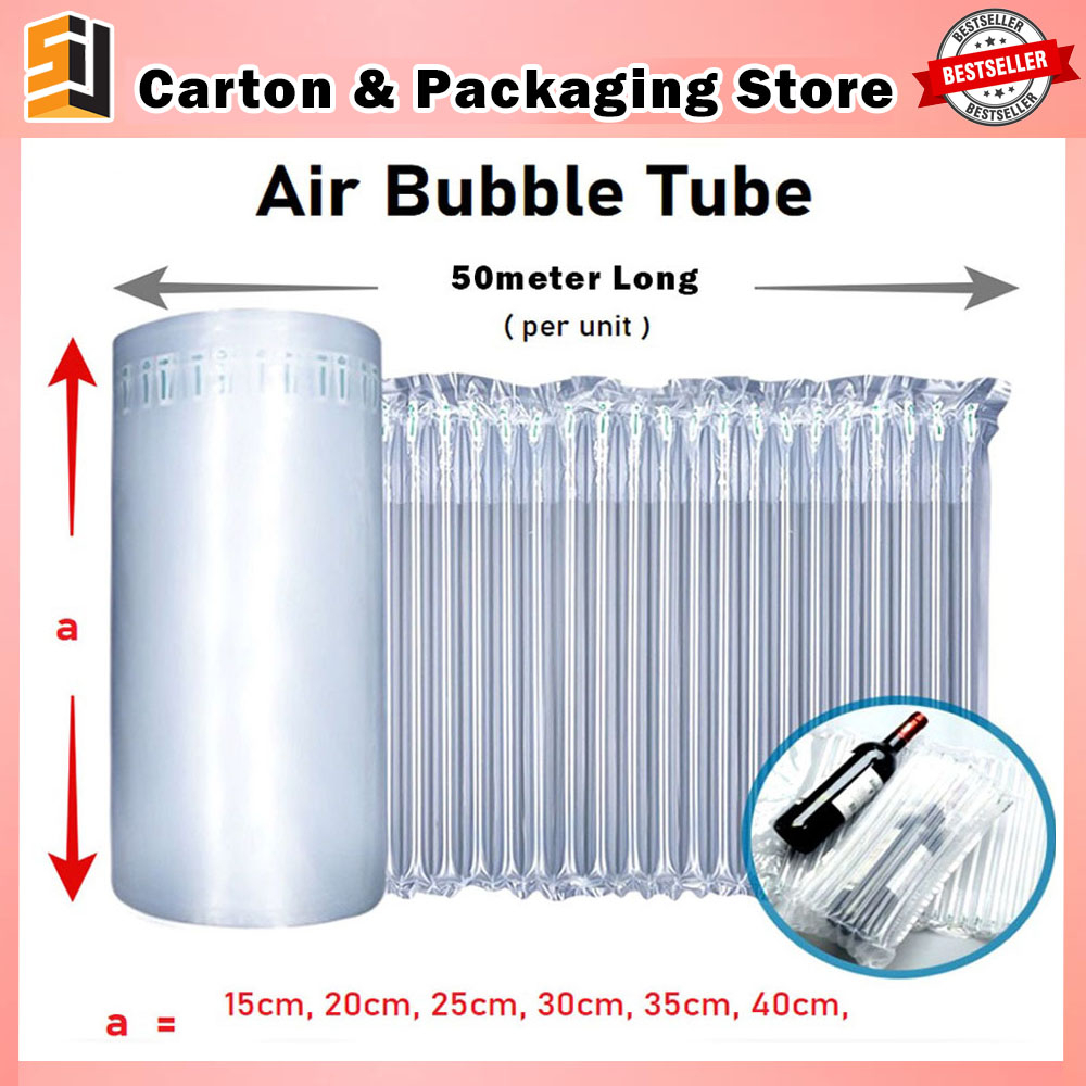 50 Meter Inflatable Air Bubble Packaging Wrap Air Packinging Protective ...