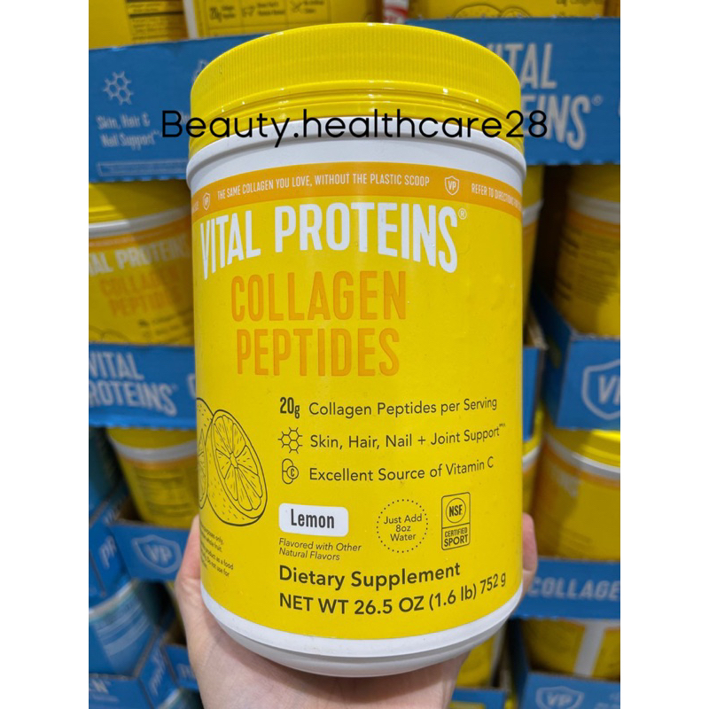 Vital Proteins Collagen Peptides 680g Lemon 752g Shopee Singapore