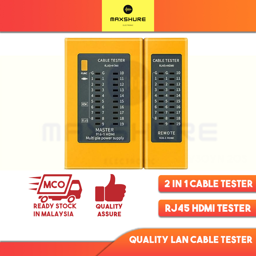 TESTER PER CAVI HDMI CONNETTORE TIPO A LIFE 45.TEH01 - Rikosat