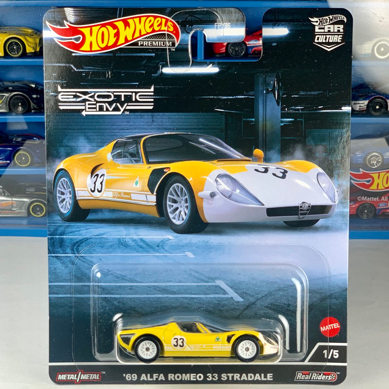 Hot Wheels 69 Alfa Romeo 33 Stradale - Exotic Envy 1/5 2022 | Shopee ...