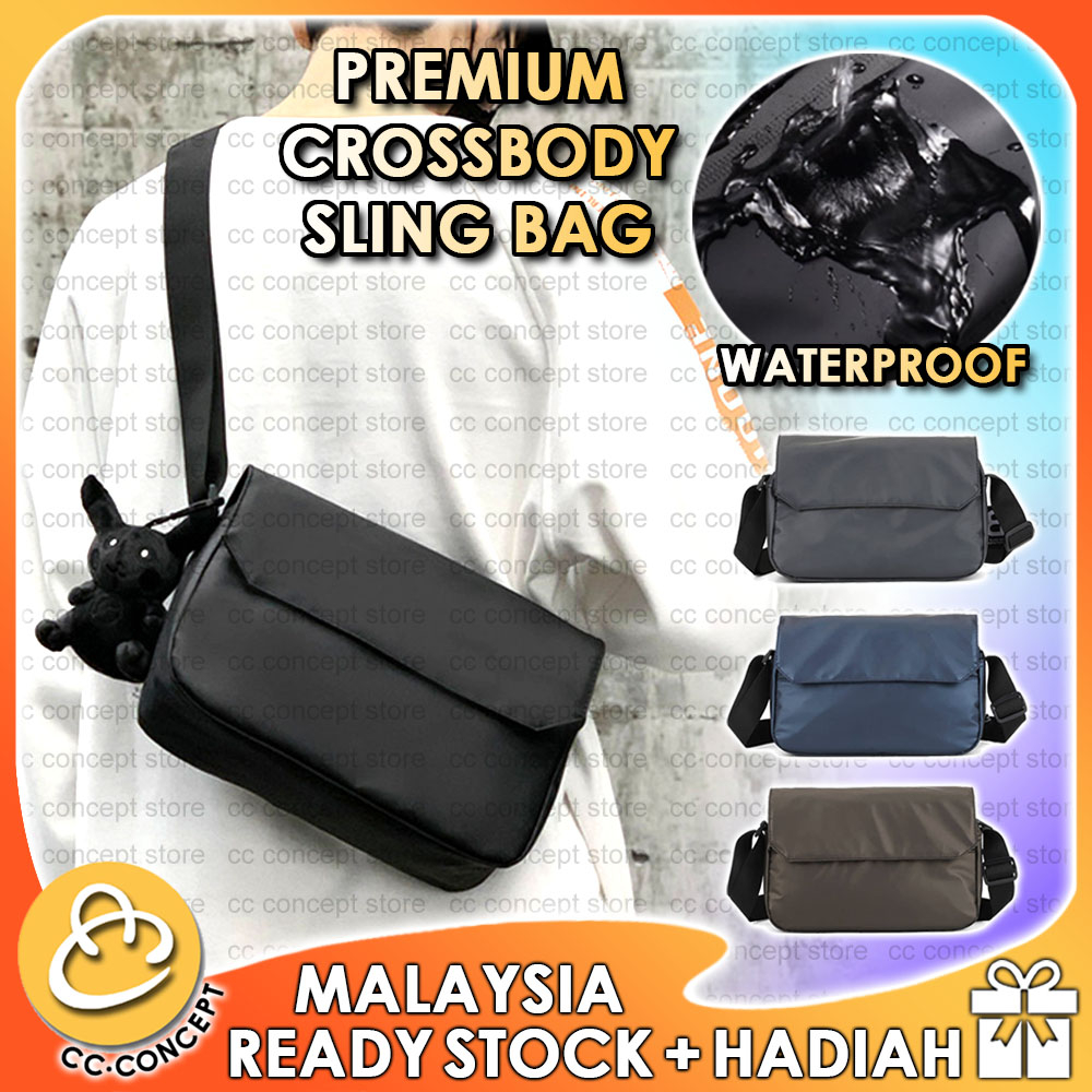 CC CONCEPT Waterproof Quality Casual Man Men Sling Bag Crossbody Bag Shoulder Bag Beg Sandang Beg Silang Lelaki Shopee Singapore