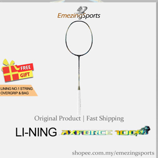 LI-NING Axforce 100 Kirin Black Gold Badminton Racquet Unstrung