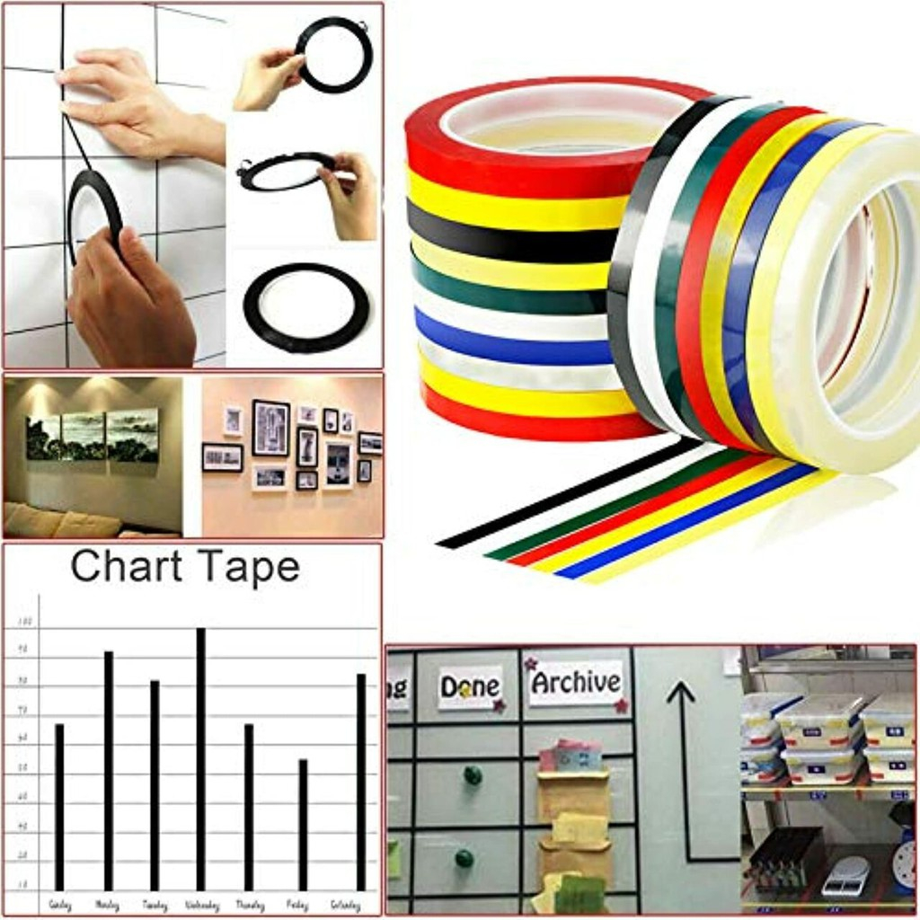 Whiteboard Line Tape ( 3mm / 5mm ) | Shopee Singapore