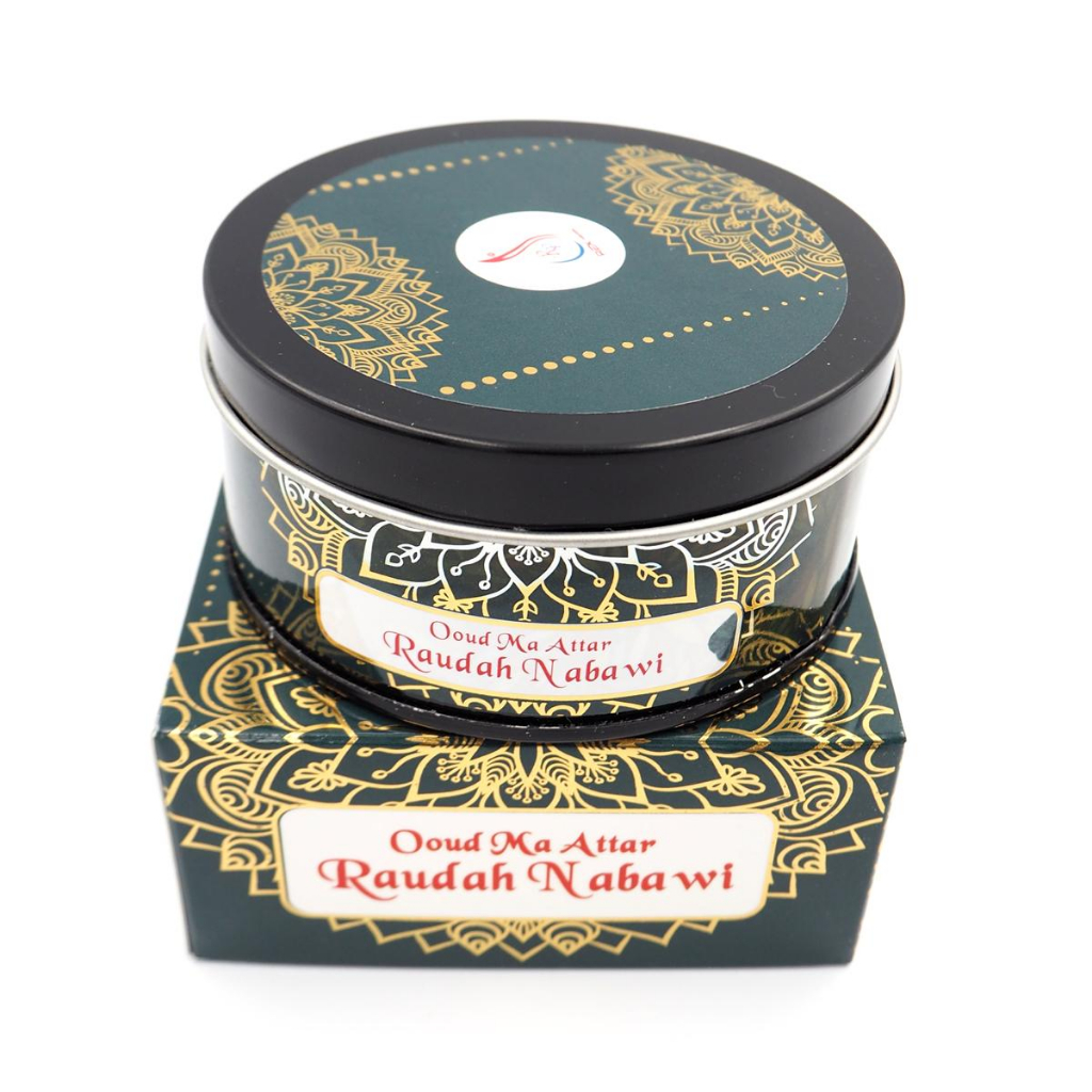 Arabic Bukhoor Oud Ma Attar Raudah Nabawi Pure Fragrance 40G Shopee