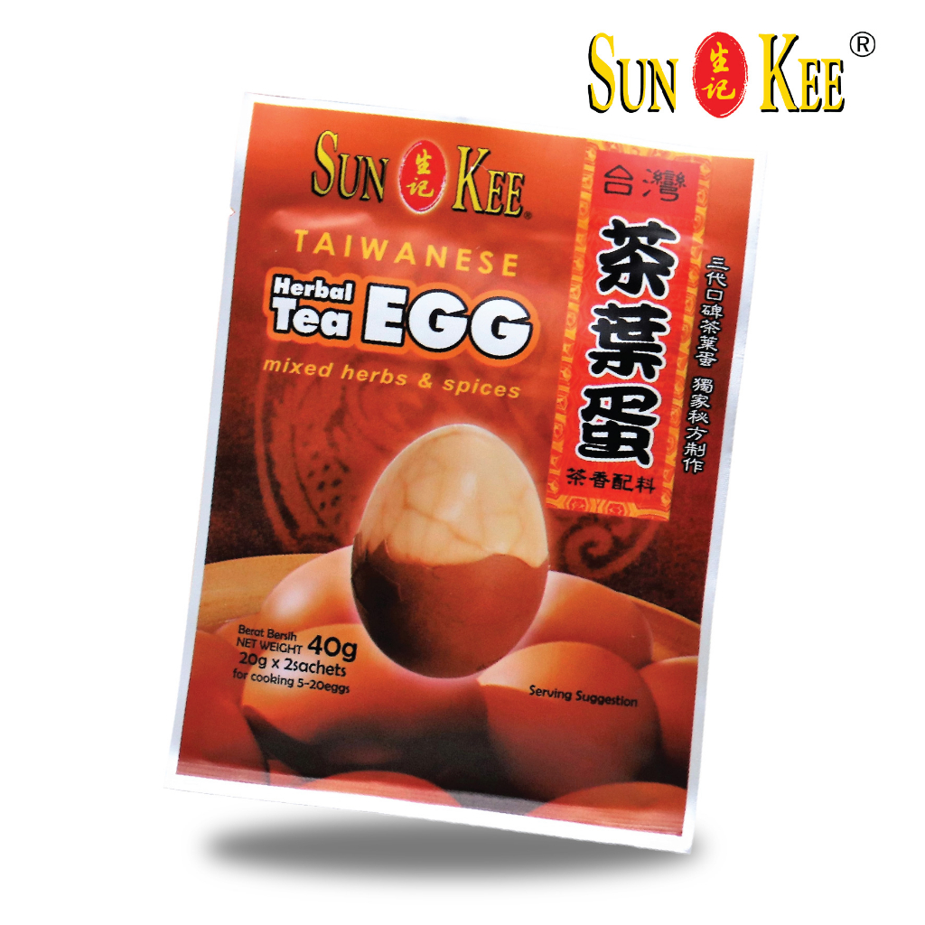 Sun Kee Herbal Tea Egg Ingredients 40g | Shopee Singapore