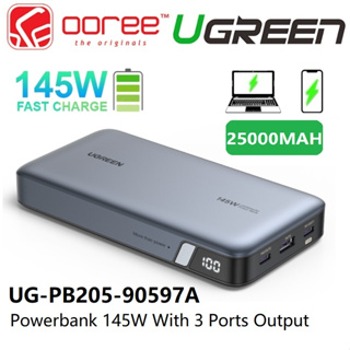  UGREEN 145W Power Bank 25000mAh Portable Charger, Nexode USB C  3-Port PD3.0 Battery Pack Digital Display, Compatible with MacBook Pro,  Laptop, iPhone 15/14/13/12 Series, Samsung, AirPods, and More : Cell Phones