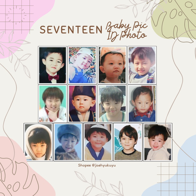 NEW] SEVENTEEN SVT ID Photo Passport Set 13 Members Happy Burstday