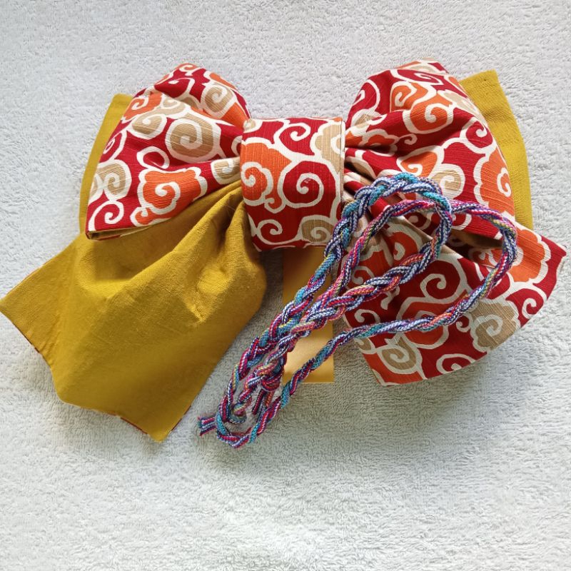 Kimono Ribbon with Obijime | Shopee Singapore