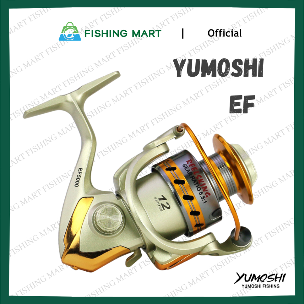 Yumoshi REELSKING EF1000 Fishing Reel Spinning 12ball Bearing