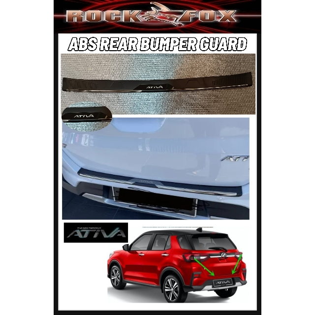 Perodua Ativa 2021 - 2023 ABS Rear 3D Bumper Guard Protector - Full ...