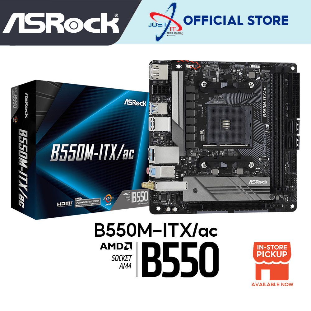 ASROCK B550M ITX AC AM4 Mainboard Combo Deal RYZEN 5 3600 / 5600G