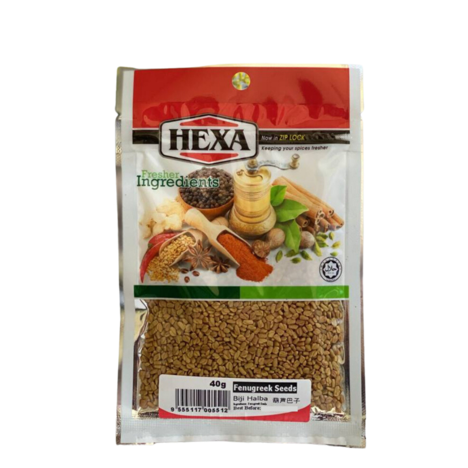 Hexa Fenugreek Seed Halba Biji Shopee Singapore