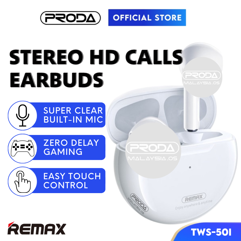 REMAX TWS Earbuds TWS Wireless Earbuds Wireless Stereo Earbuds Gaming ...