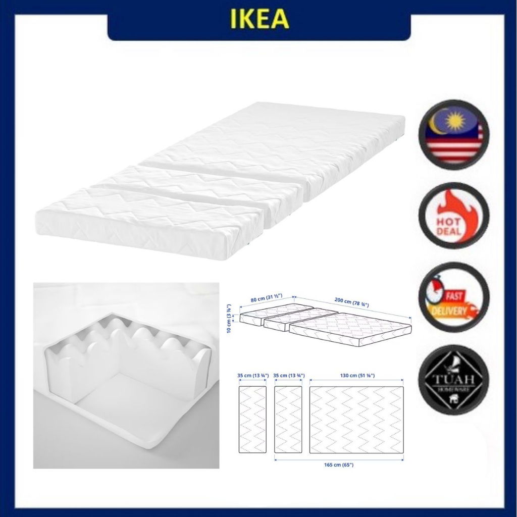 IKEA VIMSIG Foam Mattress For Extendable Bed (80x200 cm) | Shopee Singapore