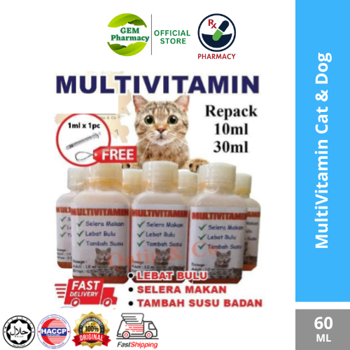 Multivitamin For Appetite/Blu Bat/ Add Cat & Dog Mother's Milk (Full