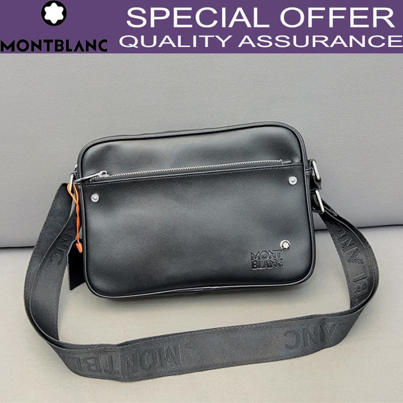 Montblanc men's shoulder bag leather casual shoulder bag messenger bag