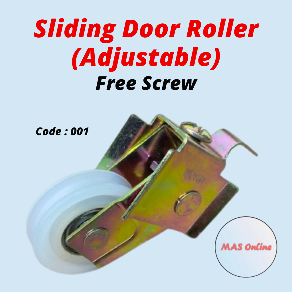 001 Sliding Door Roller (Free Screw) Aluminium Sliding Glass Door ...