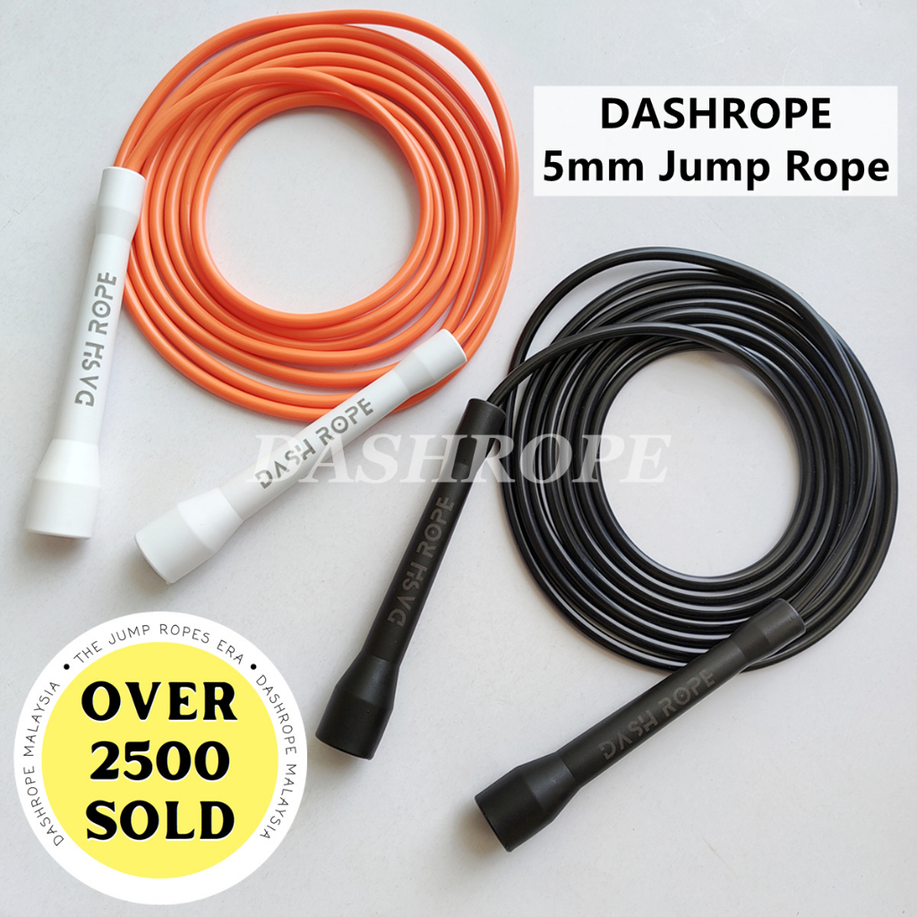 DASHROPE Jump Rope 4mm 5mm 6mm Skipping Ropes Freestyle