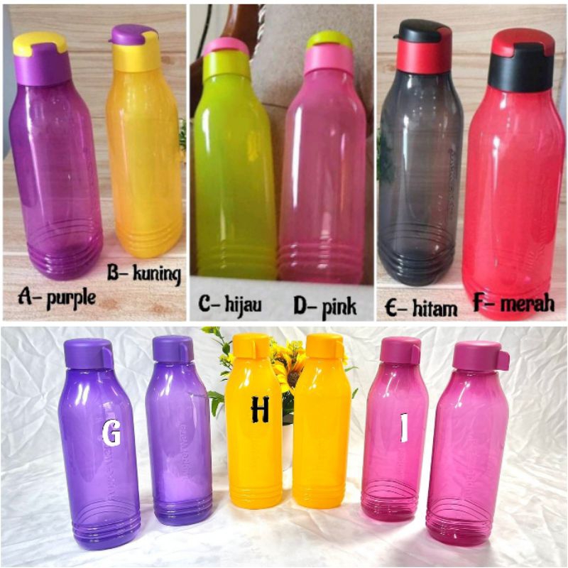 Tupperware Groovy Bottle Ml Botol Segi Tiga Triangle Bottle Bottle Square Away Shopee Singapore